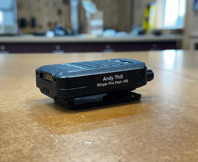 Fire Department Pager Monitor 6 Information Decal