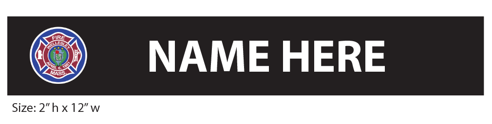 Wellesley Fire Dept. 12" Tag