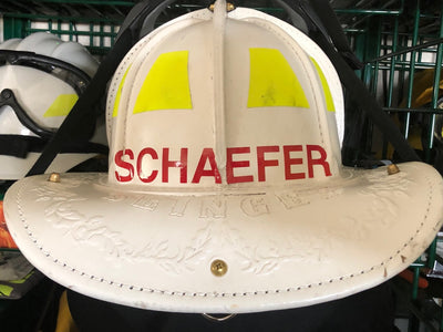 Reflective (Red) Firefighter Helmet Names