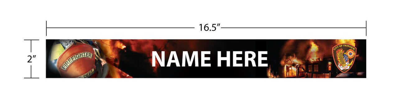 Fairview Firefighter Tag 16" (option 1)