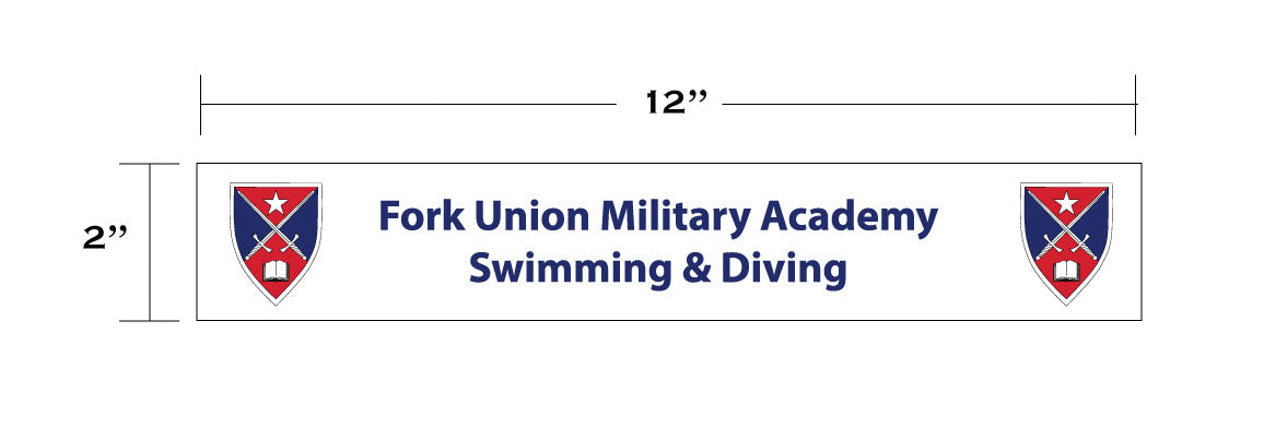 Fork Union Military Academy 12" tag
